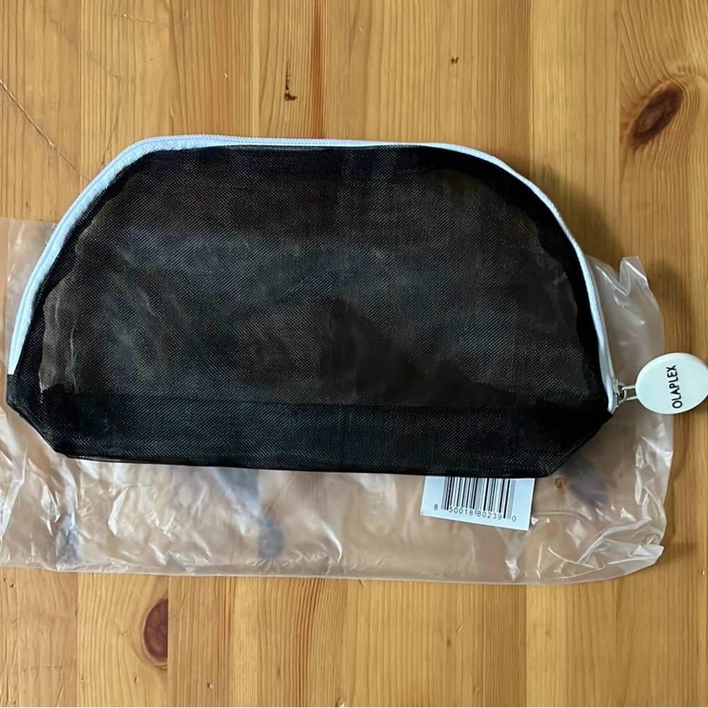 Black Mesh Makeup Bag